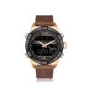 Men'S Watch Led Electronic Watch Waterproof Belt Quartz Men'S Watch Watch