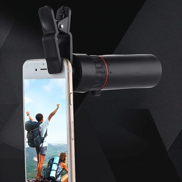 2000x25 HD Monocular Telescope Mini Portable Mobile Phone Telescope With Holder Outdoor Camping Hunting Birdwatching Telescopes