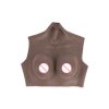 Pseudo Girls Use Drop Shaped Breast Pads To Insert Fake